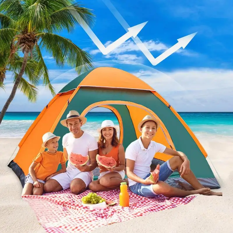 

Pop Up Tents For Camping Sun Proof Pop Up Instant Tent Waterproof Travel Accessories Breathable Camping Supplies For Hiking