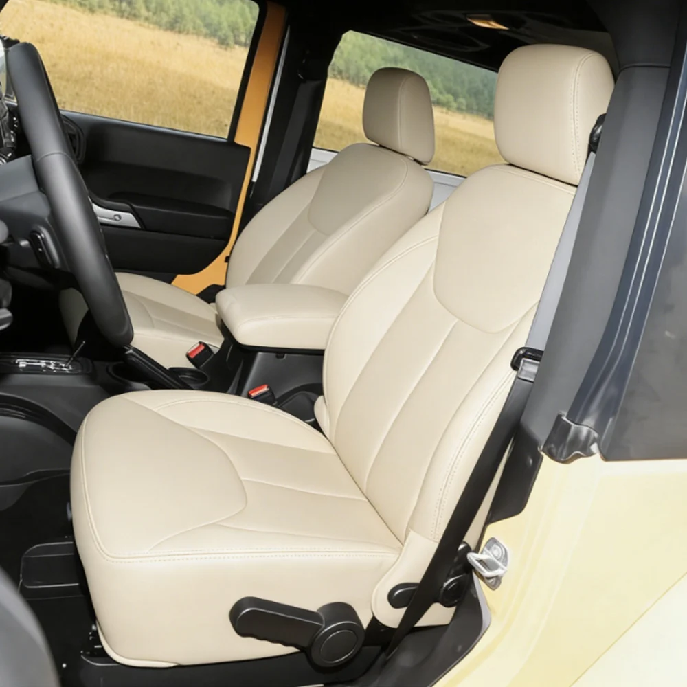 

Car Special Seat Cover Front Row 2 Seats For Jeep Wrangler 2/4 Door JK 2013-2017 for Sahara Sport Rubicon Unlimited Altitude,