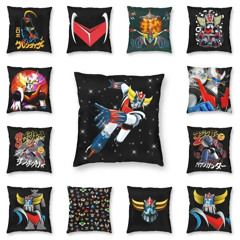 

Luxury Goldorak Cushion Cover Soft Anime Manga Goldrake Throw Pillow Case Bedroom Decoration