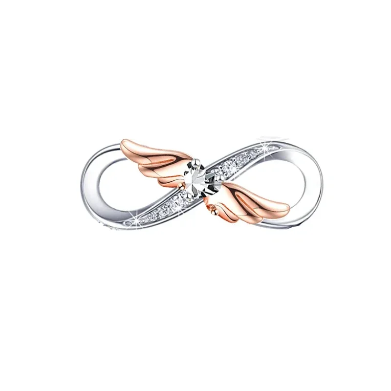 FC Jewelry Fit Original Charm Bracelet 100% 925 Silver Family Forever Angel Wings Infinity Love Bead For Making Women Berloque