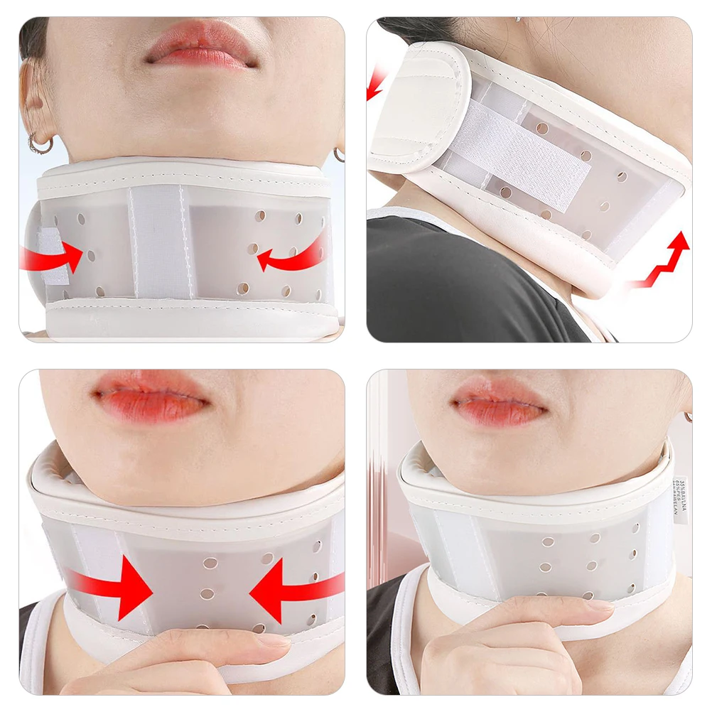 

Neck Brace Soft for Women Adjustable Cervical Neckbrace Support Exerciser Breathable Posture Stretch Stretcher Device