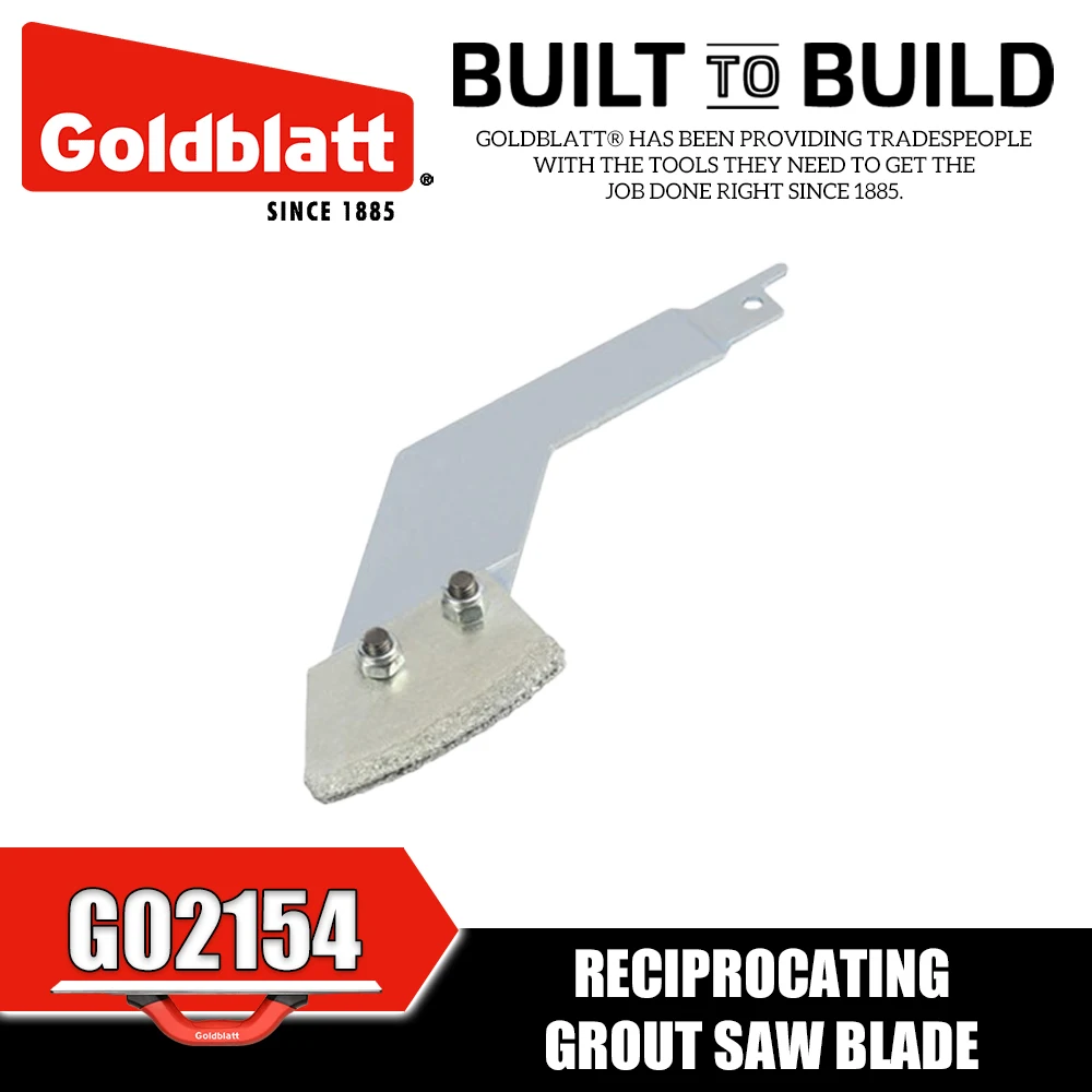 GOLDBLATT G02738 G02154 G02739 Reciprocating Grout Saw Blade Hand Tools