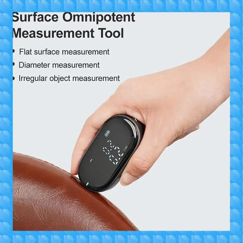 

ETRT Digital Tape Measure, 328-Ft For Smart Easy Measurement Of Complex Irregular Shapes,Electronic Rolling Measuring Tool