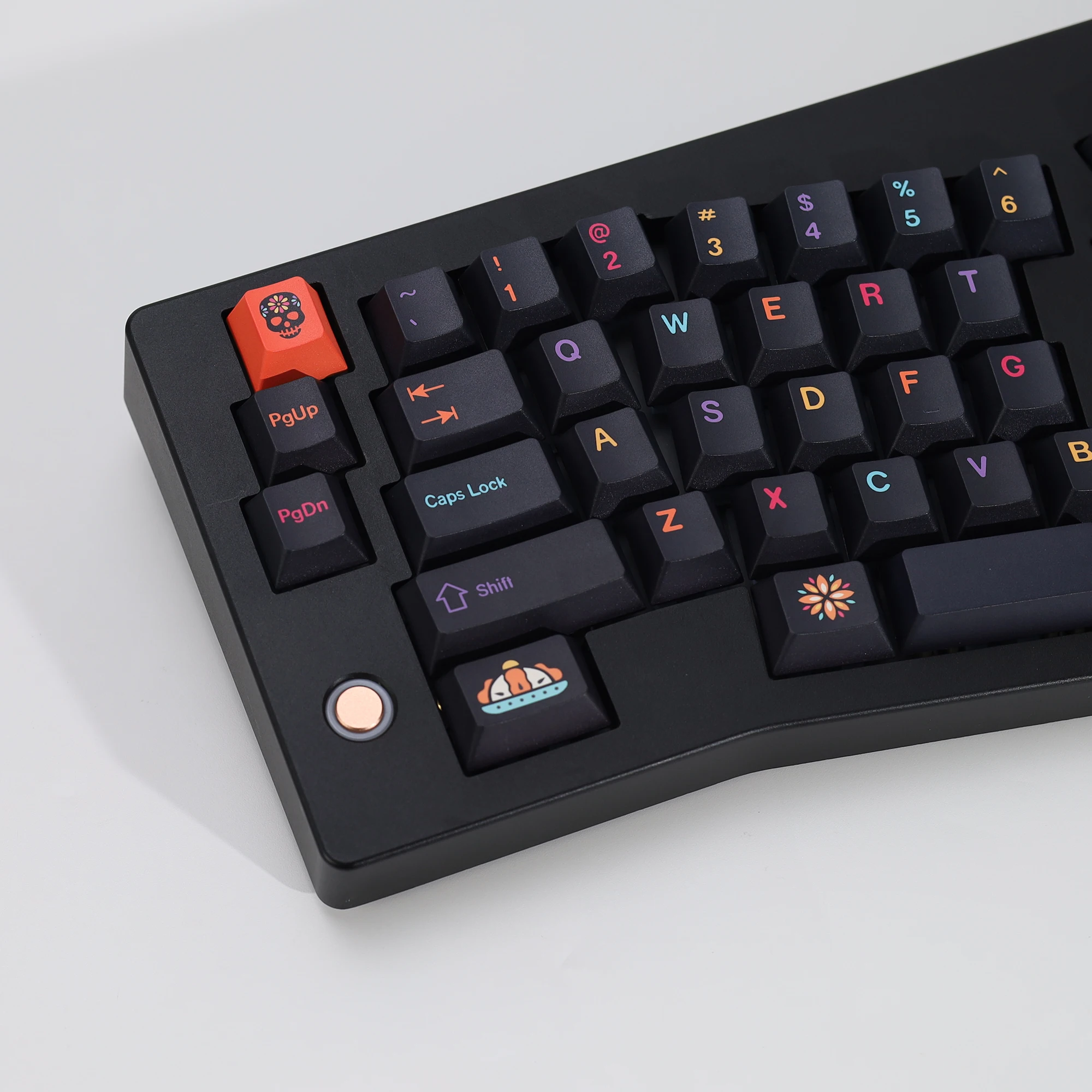 KBDiy Clone GMK Keycaps Retro GMK Mictlan Cherry Profile PBT ISO Keycap für magnetische Schalter 60 Gaming Mechanical Keyboard KIT – Detail 13