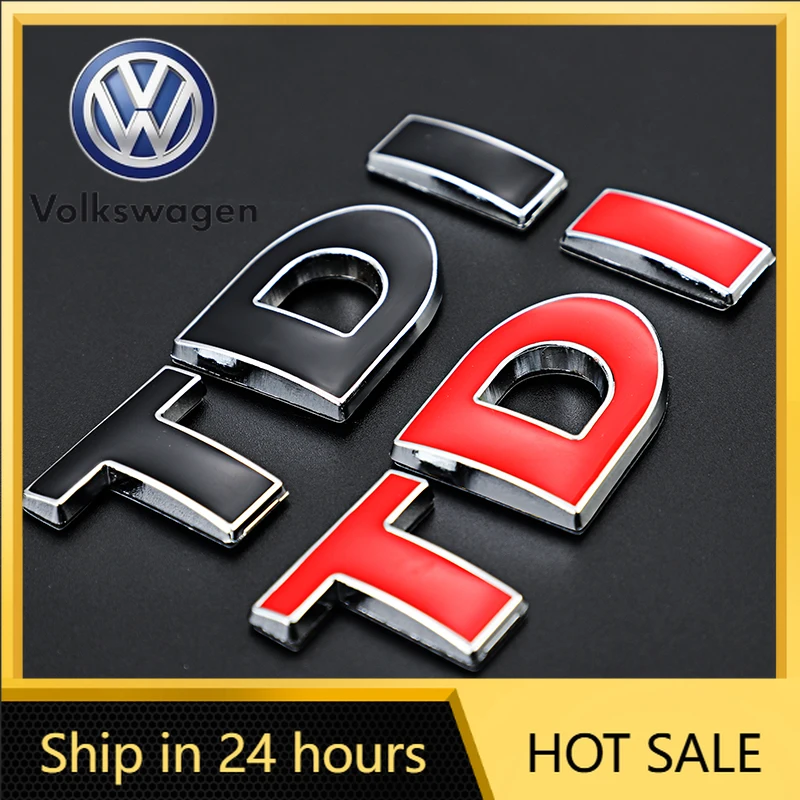 

Горячая новинка 2026: 1 шт. 3D металлическая наклейка-эмблема TDI для кузова автомобиля, багажника, для VW Polo, T5, Golf, Passat, GTD, GTI, CC, Magotan, Arteon, Scirocco