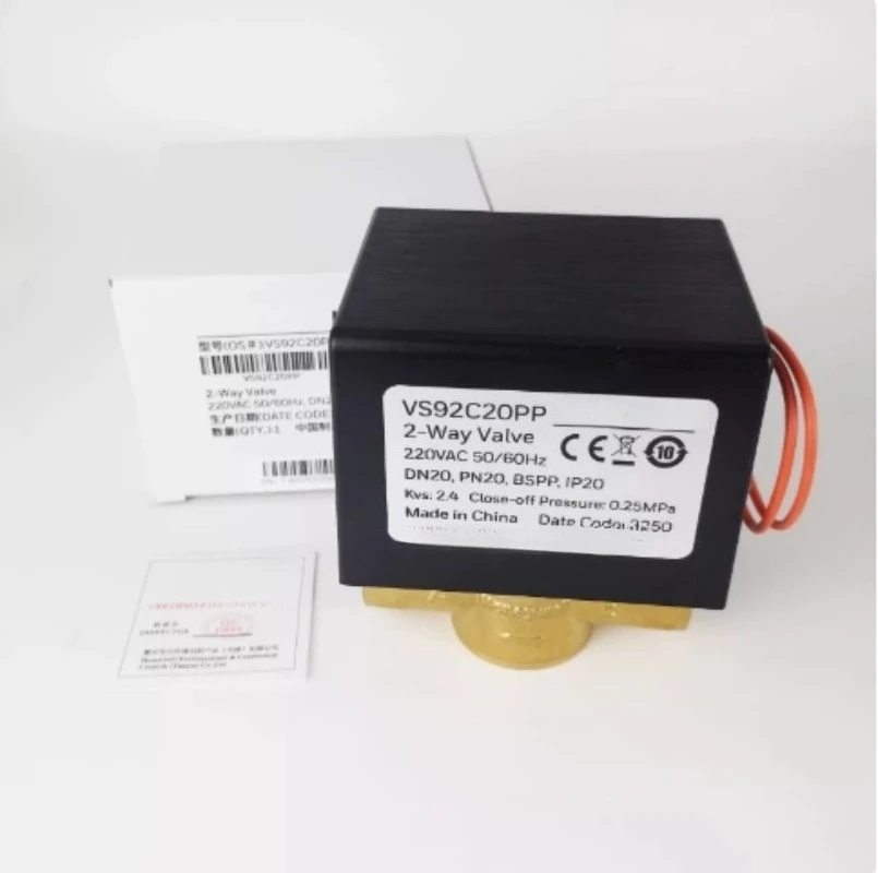 VS92C25PP VS92C20PP Electric Two-Way Water Valve, Normally Closed Solenoid Valve 24VAC