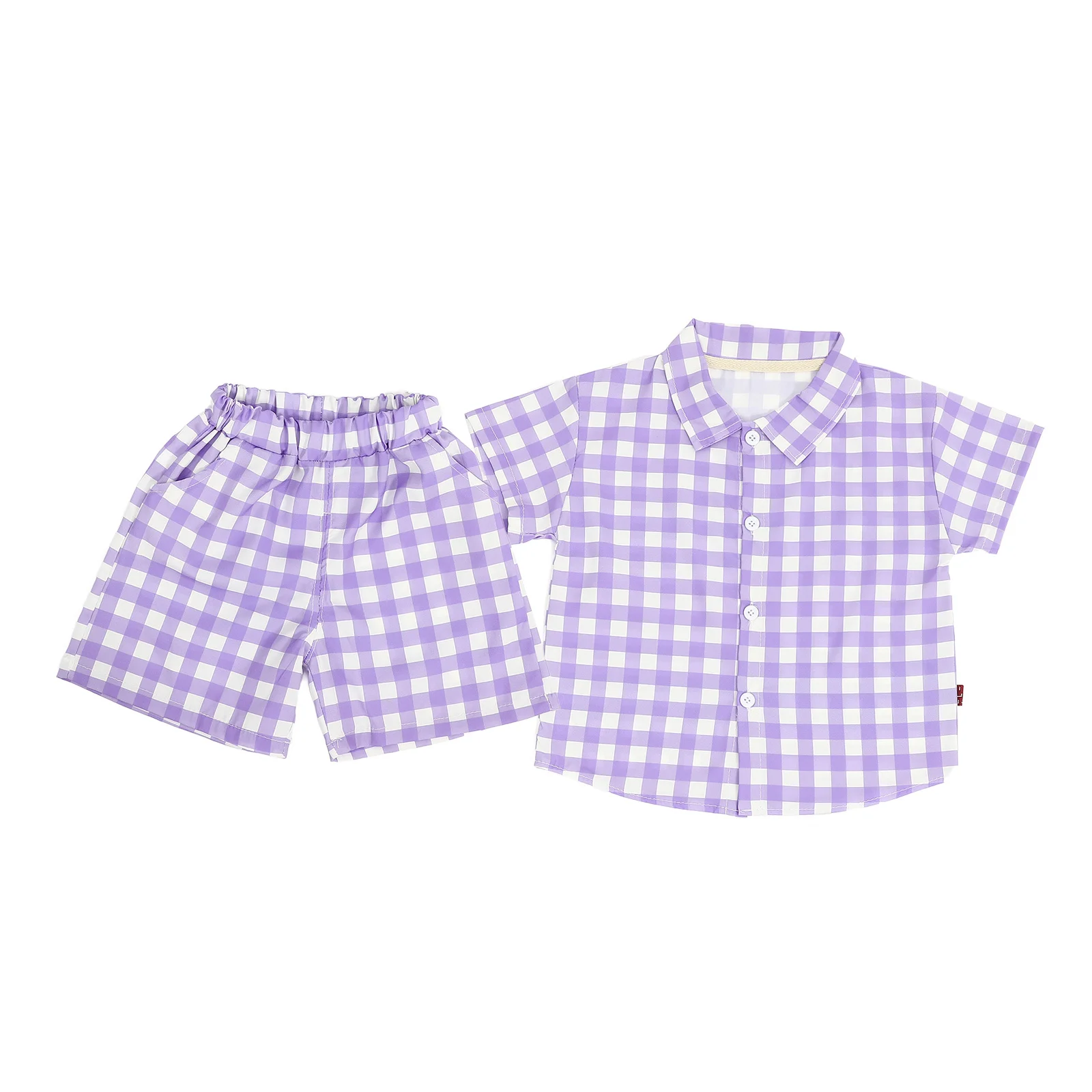 

1 set 1 Set Short Sleeve Shirt Set Summer Clothes For Toddler Baby Boy Outfit Breathable Cotton T-Shirt Pants Kids Suit Costume