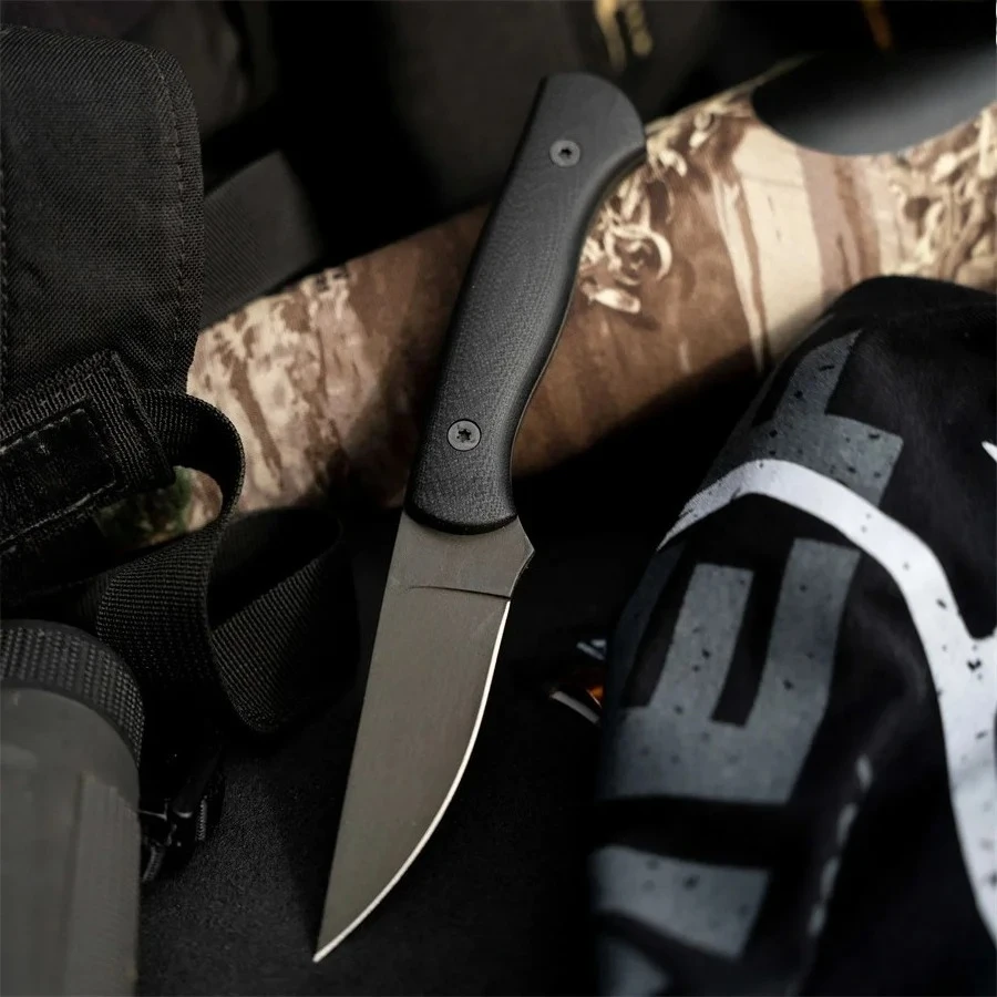 

Straight Knife Fixed Blade Knife Climbing Tactics Outdoor Survival Hunting Defense Climbing Rock Climbing Multi-tool