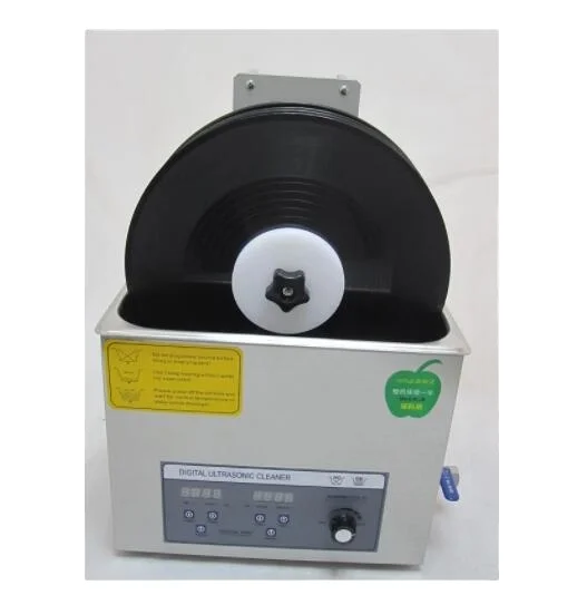 

PS-30 Vinyl Record Cleaning Ultrasonic Dish Washer, Cleaning 6 Vinyl Records at a Time, Aluminum Alloy Manual Lifting