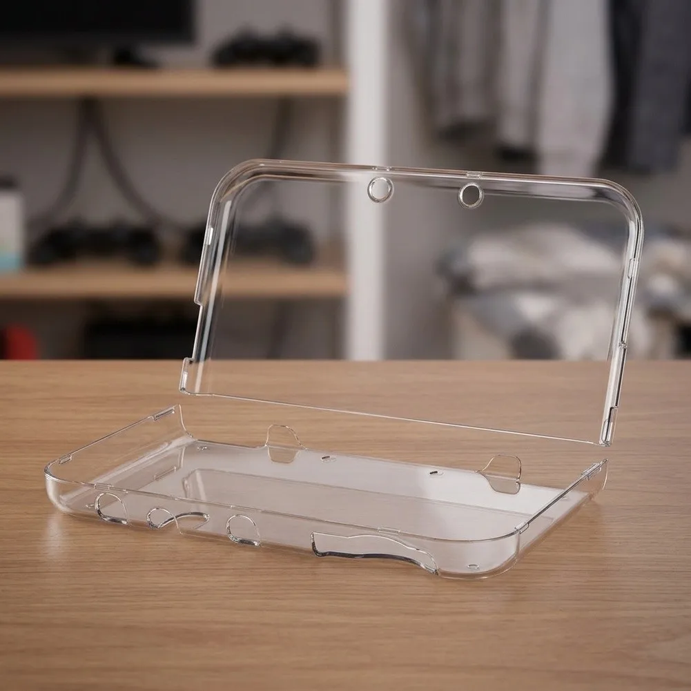 Clear PC Hard Shell Case for Nintendo For New for 3ds XL LL - Lightweight Protective Cover with Accurate Port Cutouts
