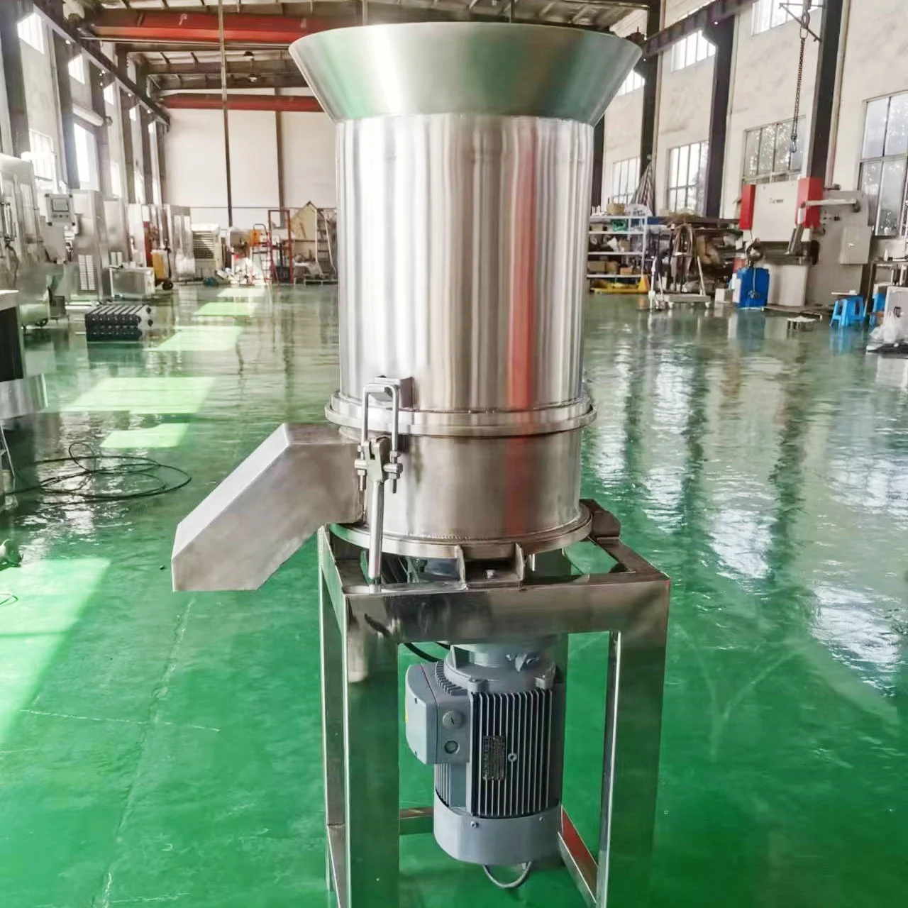 Easy to clean fruit crusher vegetable processing equipment