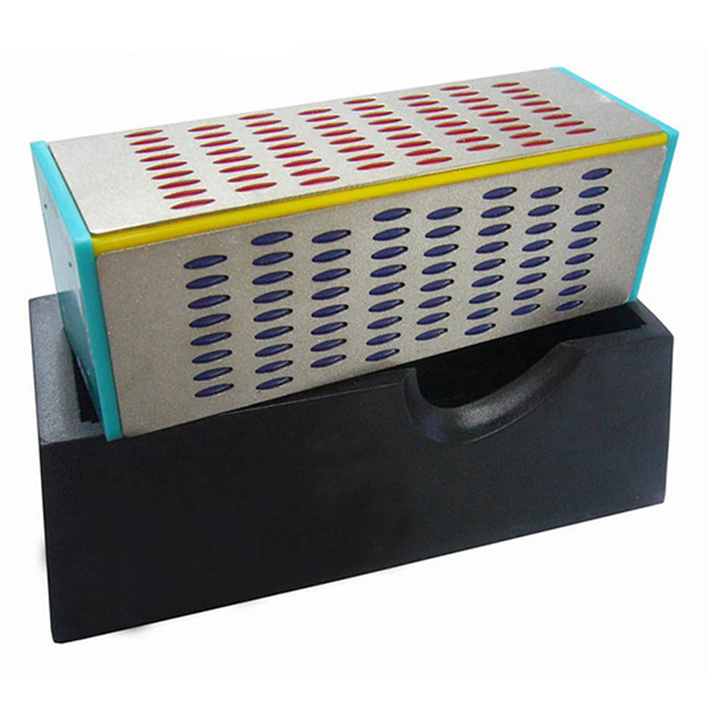 

Diamond Sharpening Block Extra-Hard Sharpener Super Hard Cutlery Sharpener for Kitchenware Colorful Long-Lasting 4-Sided