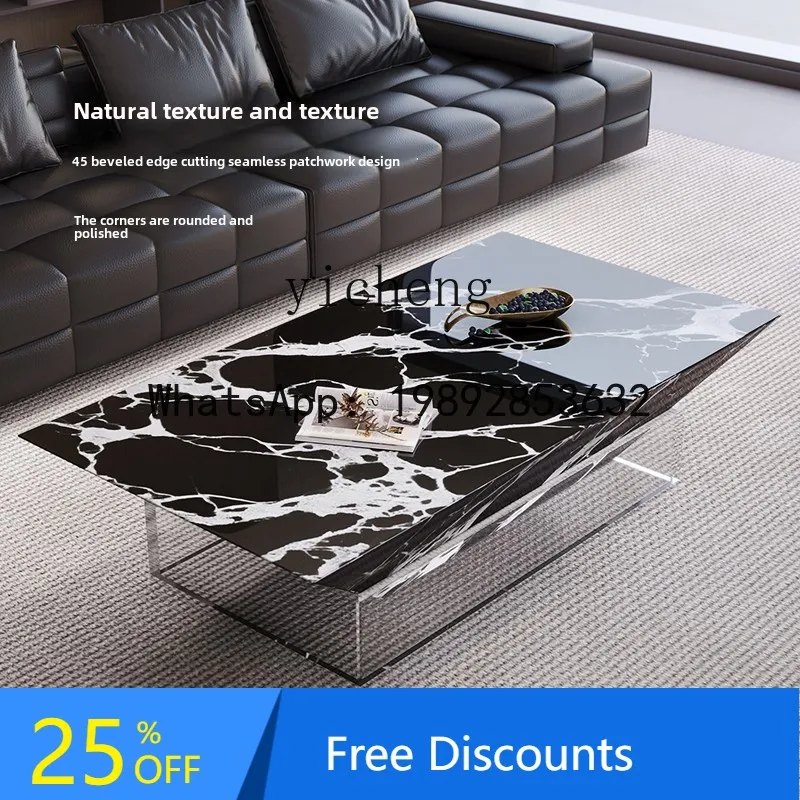 AB  coffee table living room acrylic table suspension art high-end household coffee table