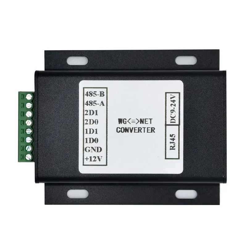 1쌍 Wiegand 신호-TCP/IP 변환기 Wiegand Extender는 모든 WG 형식을 자동으로 인식합니다. 장거리 액세스 제어 시스템을 사용합니다.