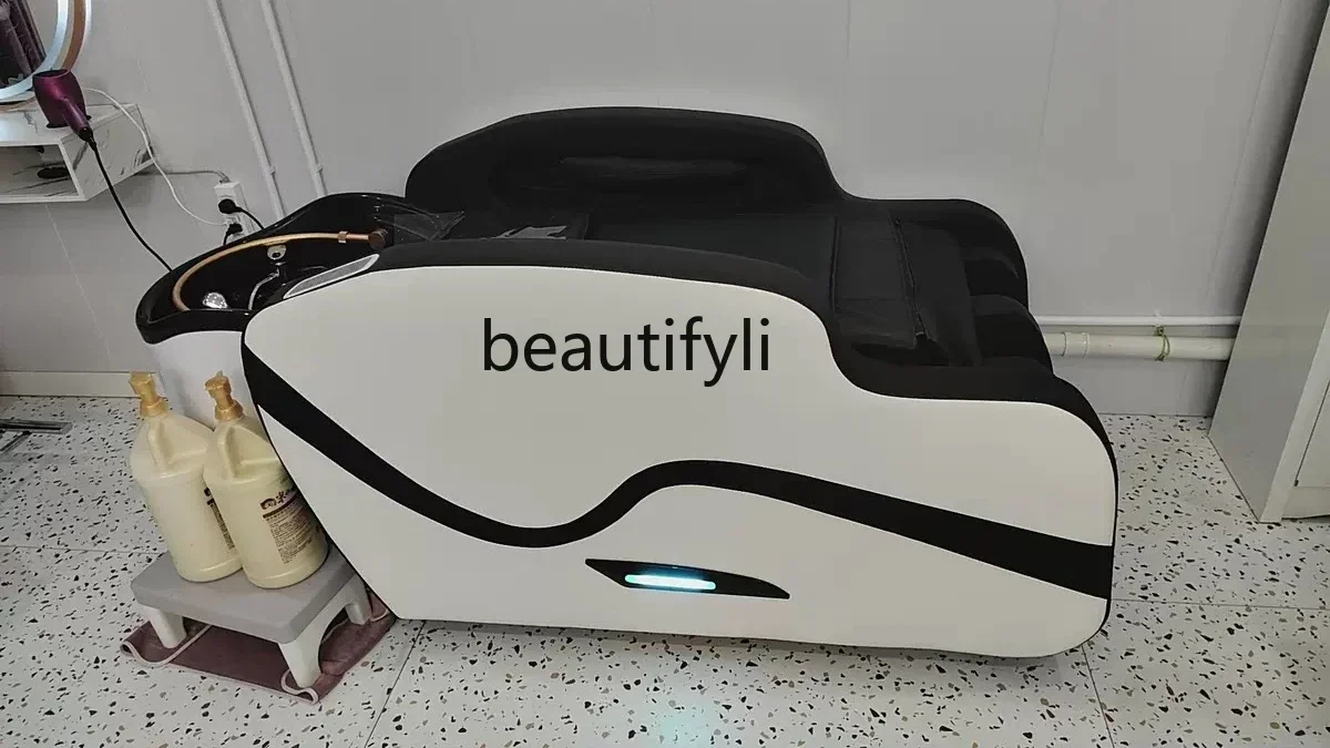 

Electric intelligent massage shampoo bed High-end automatic water circulation head physiotherapy steam bed