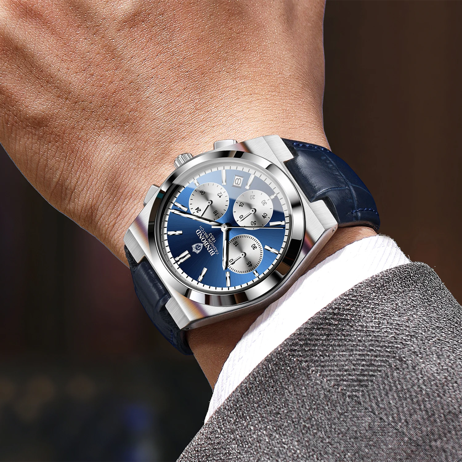 BINBOND Işıklı Kronograf Erkek - Smartwatch Luxury Watches For Men incelemesi ve fiyatı
