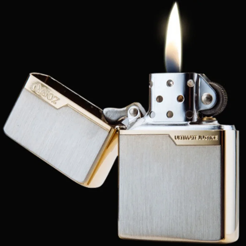 New Original Zorro Kerosene Lighter Retro Creative Personality Case Windproof Cigarette Kerosene Boyfriend Gift Box