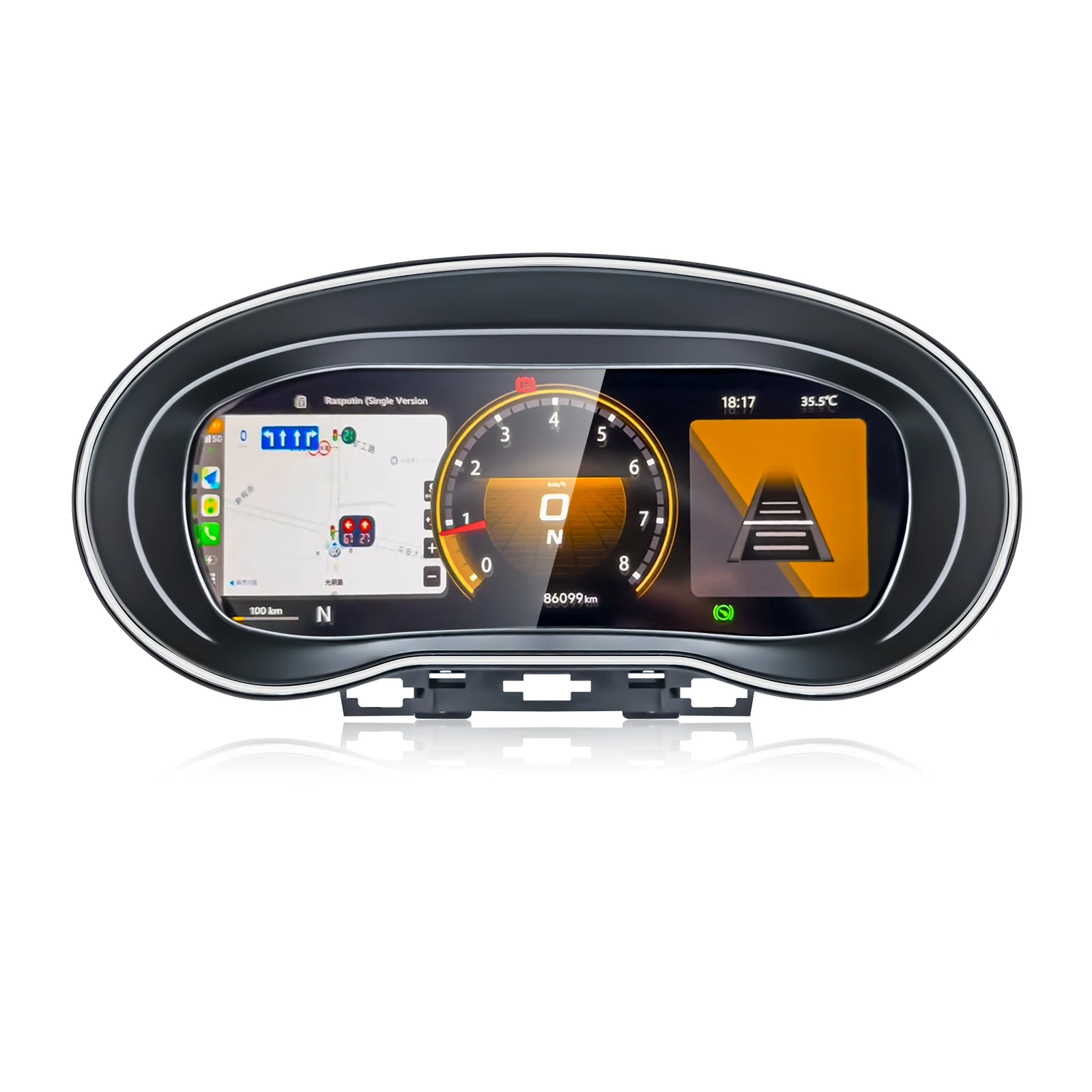 Navihua for Volkswagen VW Polo 2009-2016 Car Upgrade 12.3'' Linux System Car Digital Cluster Auto Speedometer Virtual Cockpit