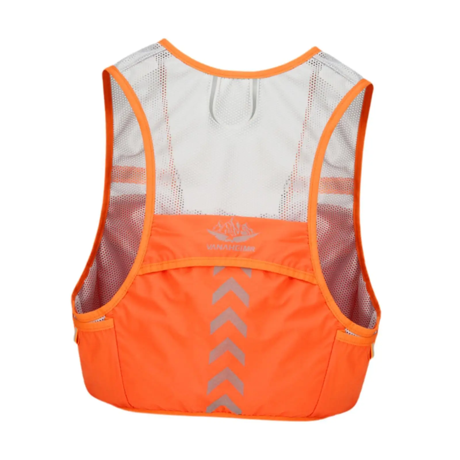 

Running Vest with Multiple Pockets Hydration Vest for Hiking Camping Cycling Orange
