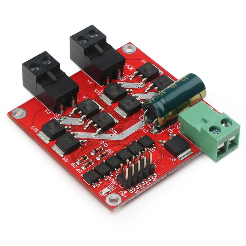 7A 160W Motor Drive Module 12V 24V Dual Channel DC Motor Driver Module H Bridge L298 Logic PWM Drive Control Optocoupler