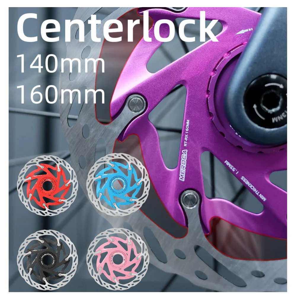 

MEROCA 160 мм 140 мм Тормозной диск с центральным замком Фиолетовый Красный Черный Синий Велосипедный диск с центральным замком Ротор с охлаждением Горный Mtb Шоссейный велосипед