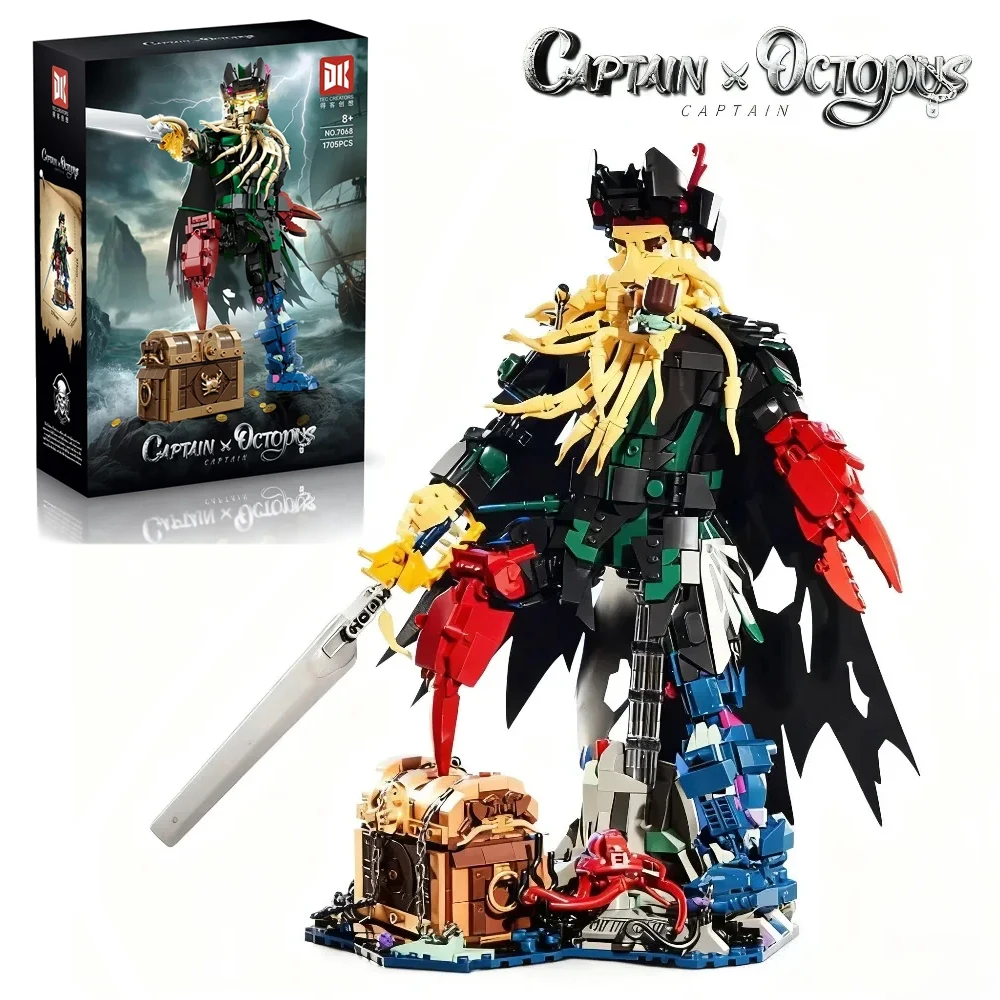 

1705PCS Deep Sea Captain Building Blocks Famous Movie Models DIY Bricks MOC Technical Assembly Toys Gift for Chidrens