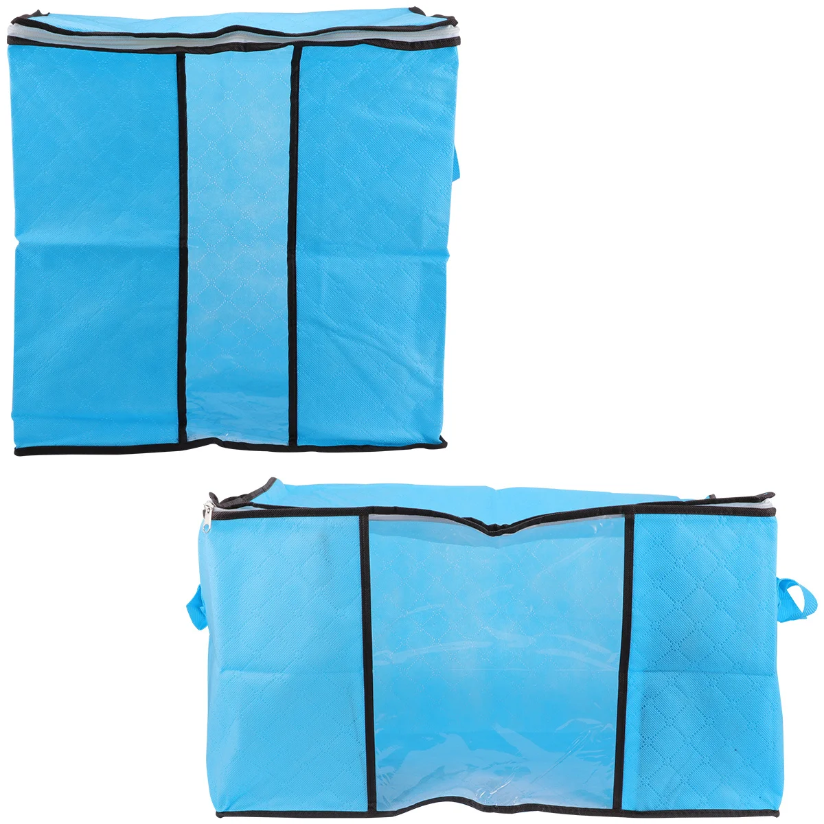

2pcs Travel Storage Bag Large Capacity Waterproof Non-Woven Fabric Sturdy Organizer For Home Travel Packing Lightweight Pouch