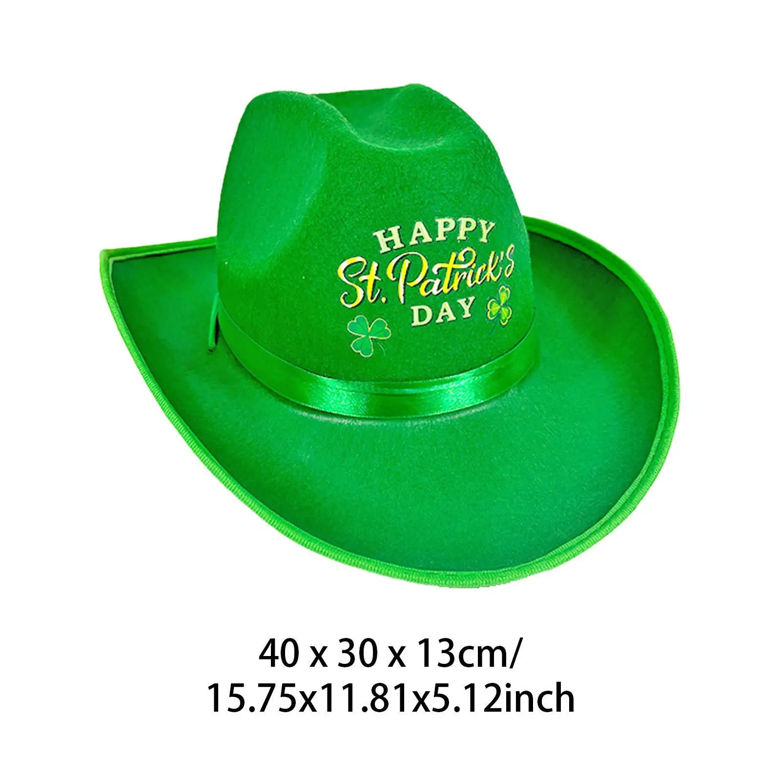 Chapéu do dia de São Patrício clássico duende verde cartola para celebração família reunião fantasia vestido desempenho decoração