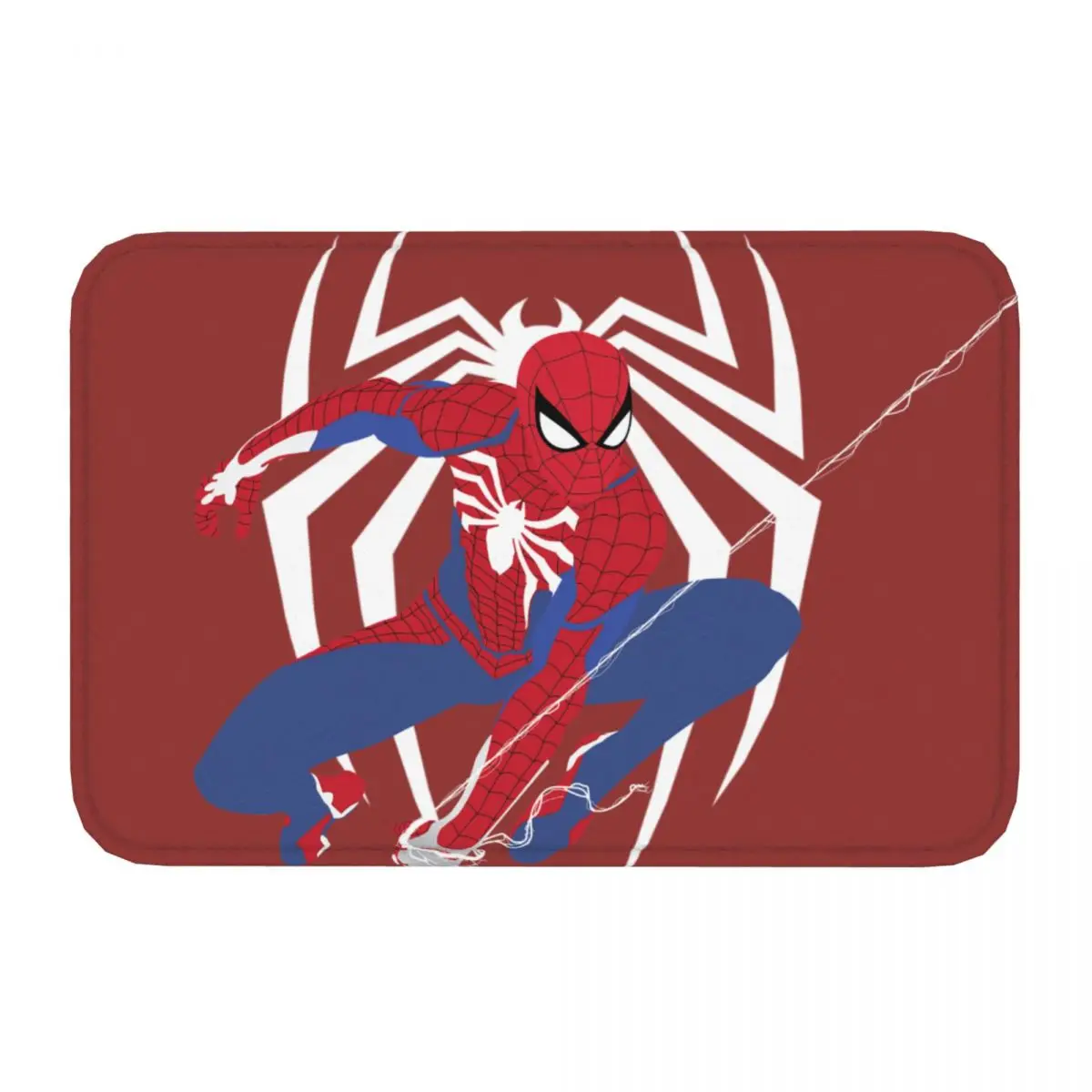 Use Non-slip Doormat Living Room Mat Marvel Spider Man Floor Carpet Entrance Door Rug Bedroom Decorative