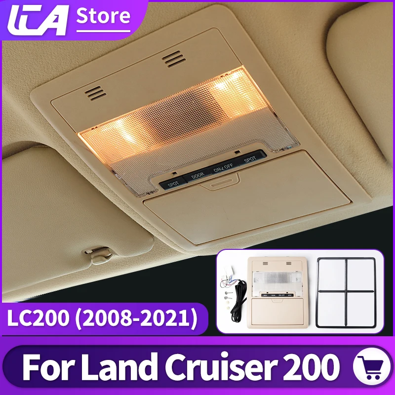 

Suitable for 2008-2020 Toyota Land Cruiser 200 Car Interior Reading Light Modification LC200 Roof Light Glasses Case Accessories