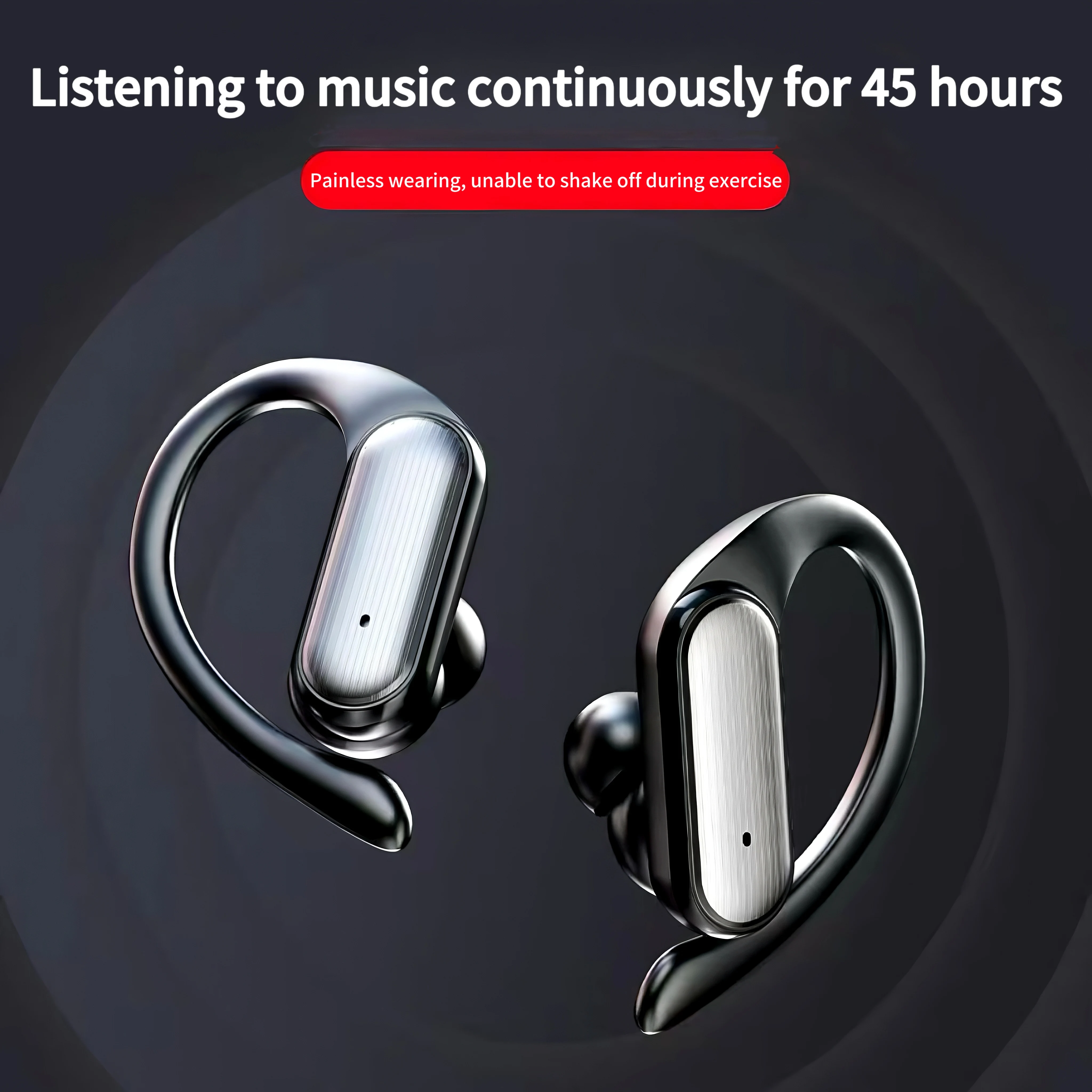 OVOZI 2025 New TWS Bluetooth Earphones 5.3 New Stereo Sports Music Earbuds In-Ear Cross-border Private Model Wireless Earphones