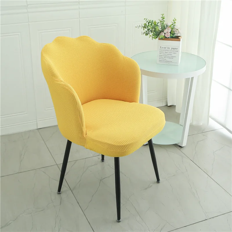 1/4pcs Petal Chair Cover Makeup Chair Elastic Polar Fleece High Arm Chair Stool Covers for Girls Bedroom Home Reading Room Decor