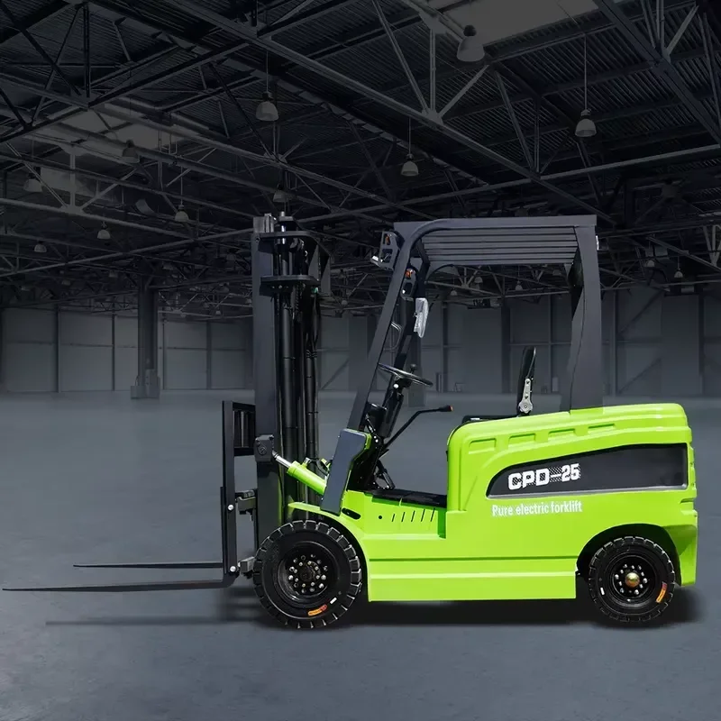 4 Wheel Battery Powered Electric Forklift, 1Ton /1.5Ton /3Ton Optional Load, Warehouse Material Handling Lifting Forklift