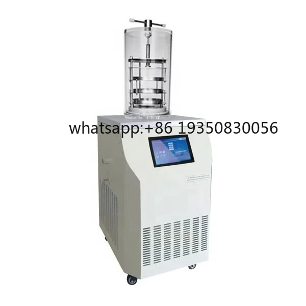 LGJ-30 Mini Laboratory  Dryer Machine Small Benchtop Lyophilizer for Food Processing Condition New PLC Engine Core
