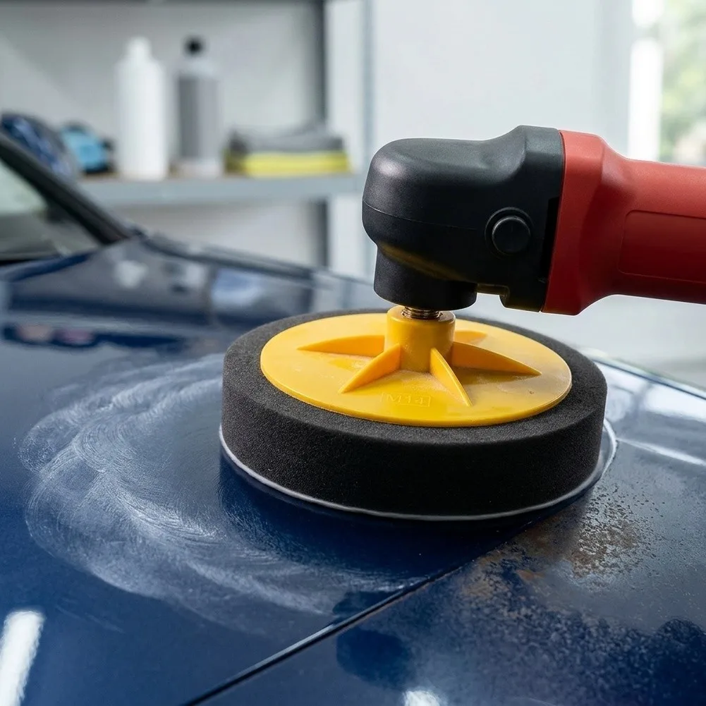 Multipurpose Polishing Disk Designed with for durable Sponge Material for Perfect for Car Beauty Buffing and Polishing Tasks