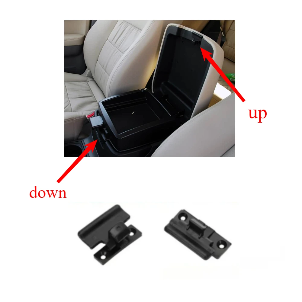 1Pcs Car Console Catch Latch MR532555 Armrest Box Cover Upper Latch Clip for Pajero 2000-2018 V60 V70 V80 V90 Down MR532556