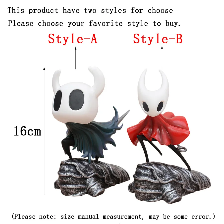 Funny Anime Gaming Game Character Hollow Knight Hornet Bumblebee Action Figure Statues Desk Ornaments Doll Model Collection Toys