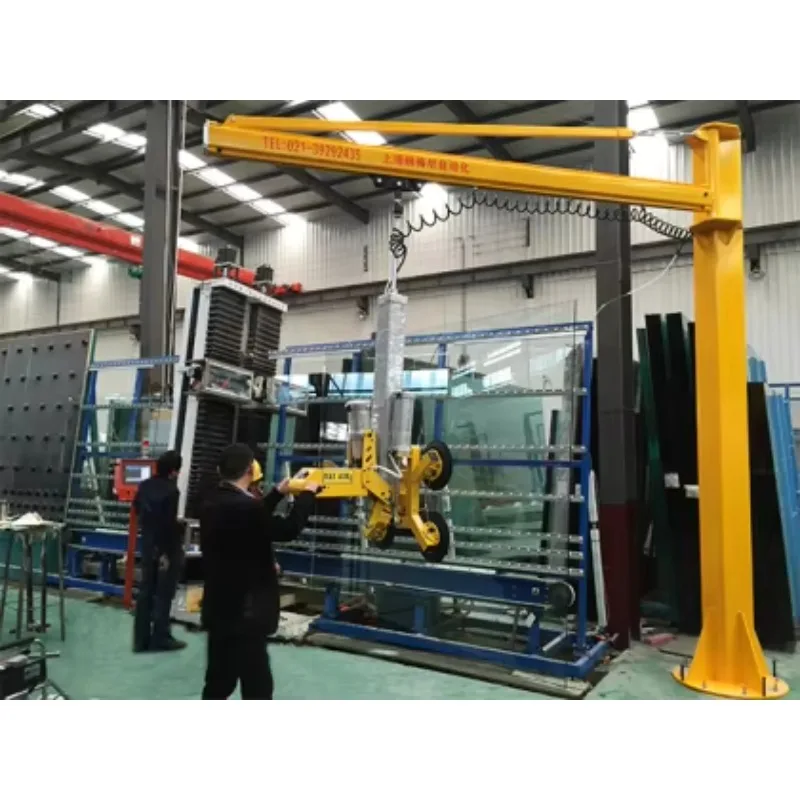 آلة رافع فراغ الزجاج المخصصة مناطق شفط قابلة للتعديل