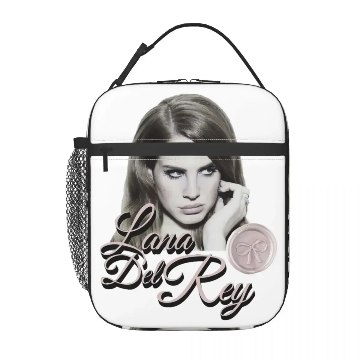 Lana Del Rey Insulated Lunch Bags Food Container Portable Thermal Cooler Lunch Boxes For School Office