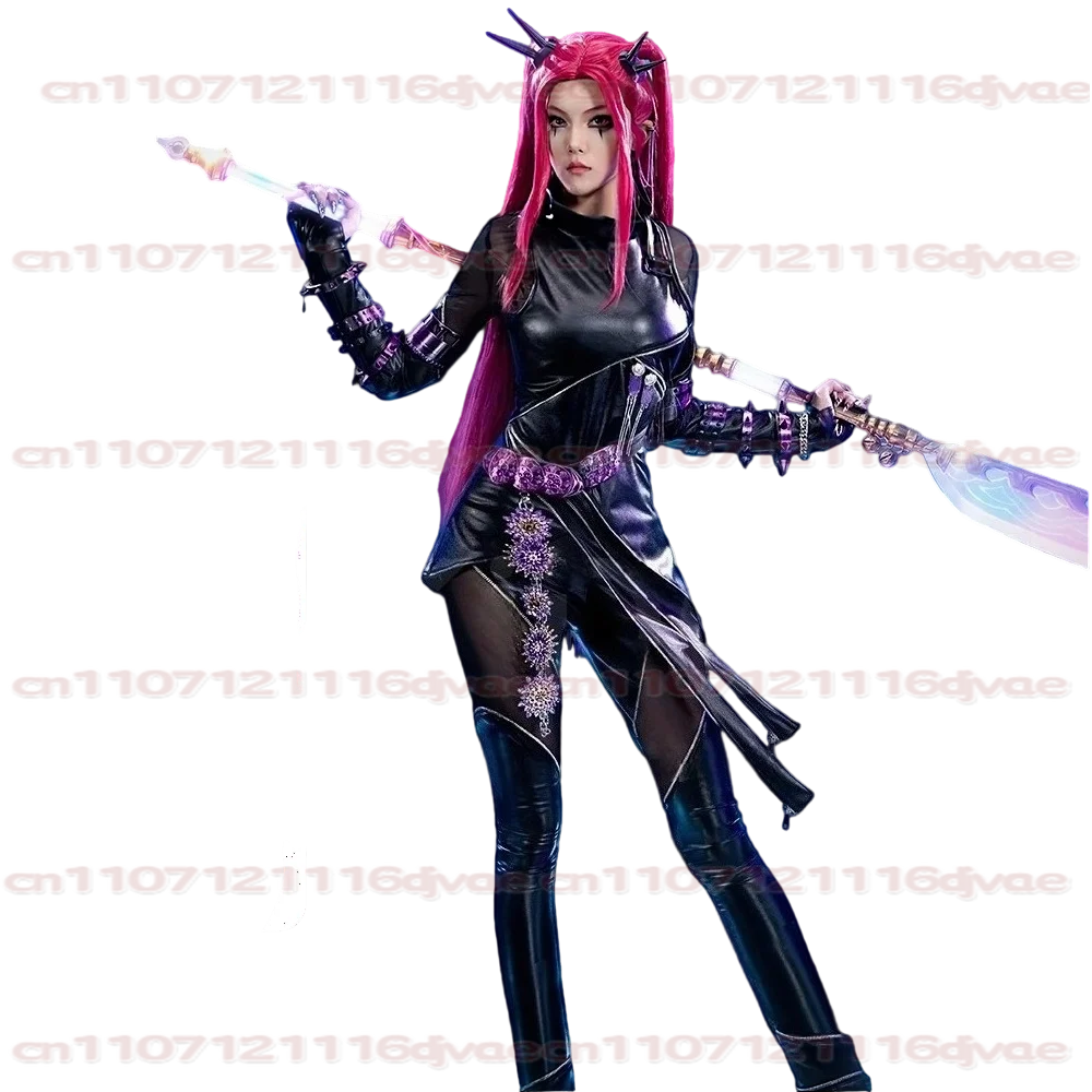 KIDS XS-XXXL Zoey rumi mira KPop Demon Hunters Косплей Костюм Парик Жилет с принтом Брюки Сексуальный наряд Хэллоуин Карнавальный костюм для вечеринки