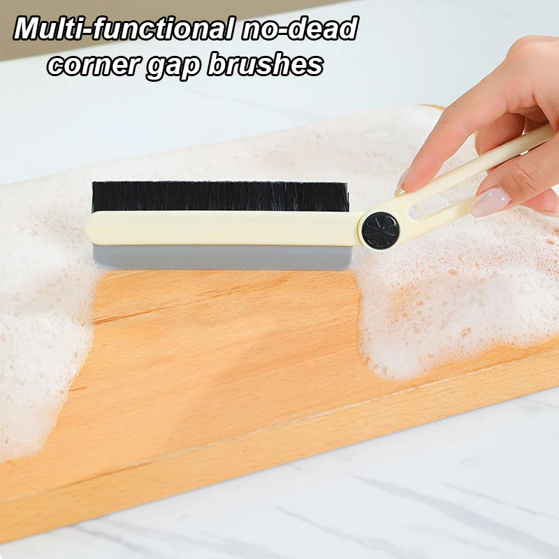 Multi-functional no-dead corner gap brushes Wiping dust brush Stubborn gap brush bathroom brush kitchen rotating clean brush