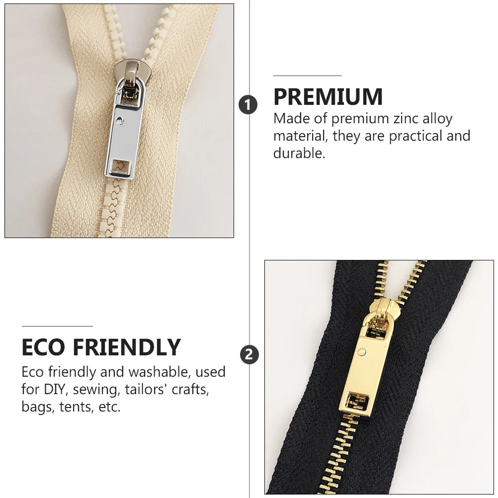 

20Pcs Zinc Alloy Zipper Pull Tabs DIY Luggage Backpack Accessories Durable Ecofriendly Zipper Pull Tab Zippers Extender