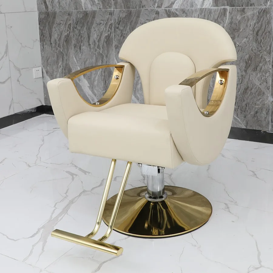 

Makeup Artist Hairdressing Chair New Luxury Multifinction Hairdressing Chair Seat Professional Hair Salon Equipment Sedia Chairs