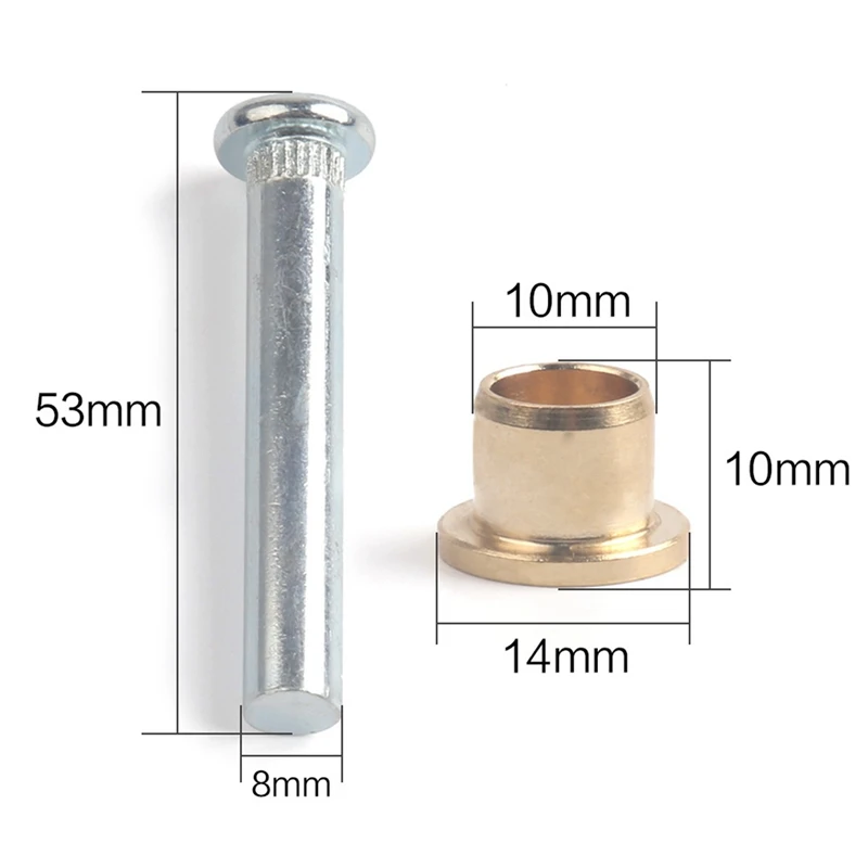 문짝 힌지 수리 키트 문짝 힌지 핀 부싱 키트, 닛산 나바라 97-05 D22 용 고강도, 20X