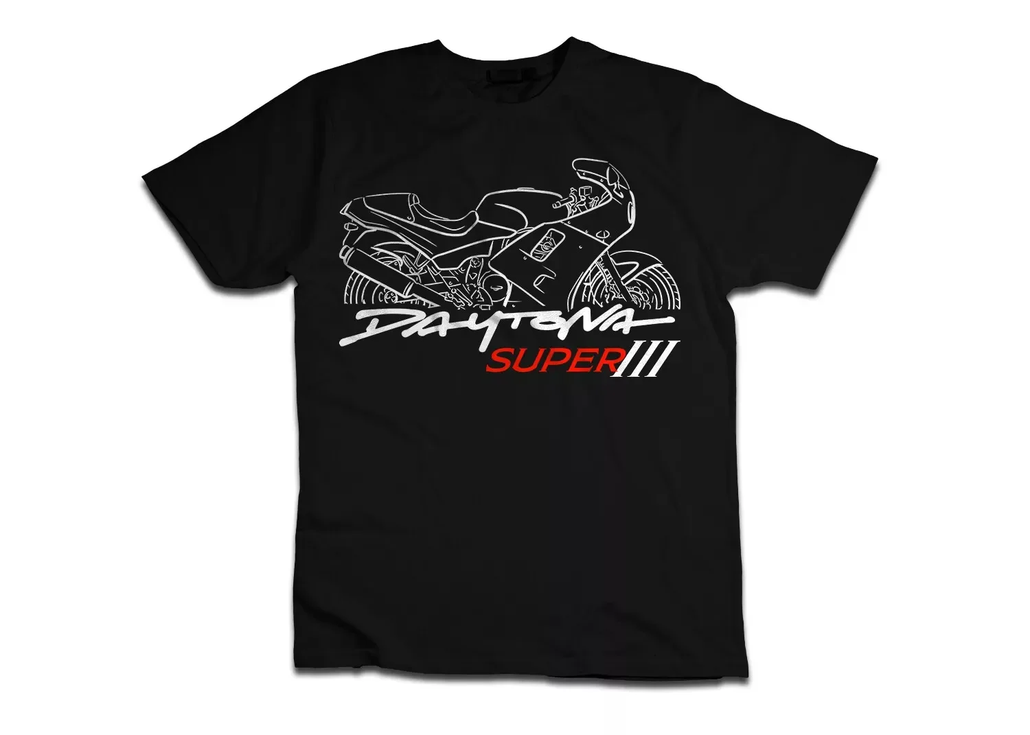 

2024 Men T Shirt Casual Triumphs Daytona Super 3 III 1993-1996 for Sportbike Motorcycle Fans T-shirt Summer 100% Cotton S-3XL