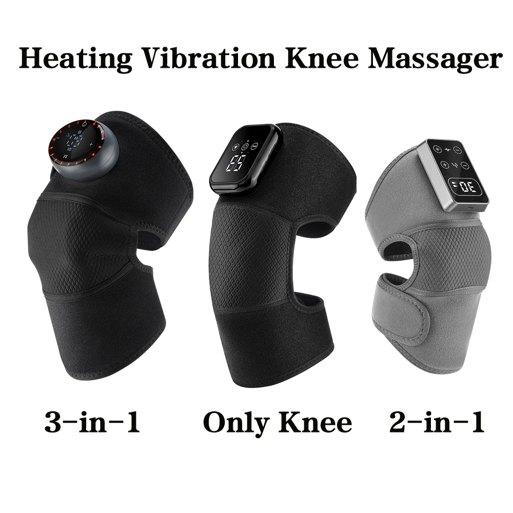 Elektrische Heizung Massage Knie Pad Vibration Knie Massage für Schulter Ellenbogen Gelenk Massage Thermische Knie Pads Durchblutung