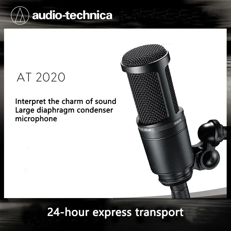 Image 3: Audio Technica – Microphone à condensateur cardioïde filaire AT2020, Original, enregistrement professionnel en direct, Vocal Pro Studio, karaoké