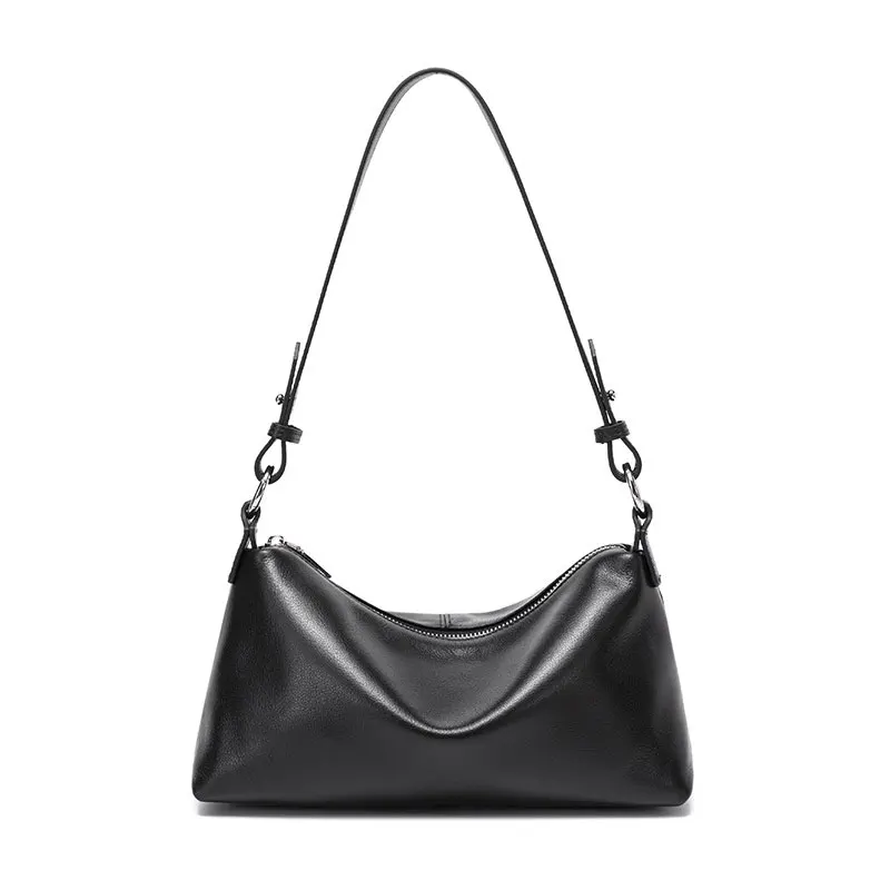 

Genuine Leather Women's Bag New Luxury High Quality Women Shoulder Bags Fashion Cow Leather Minimali Female Dating Handbags
