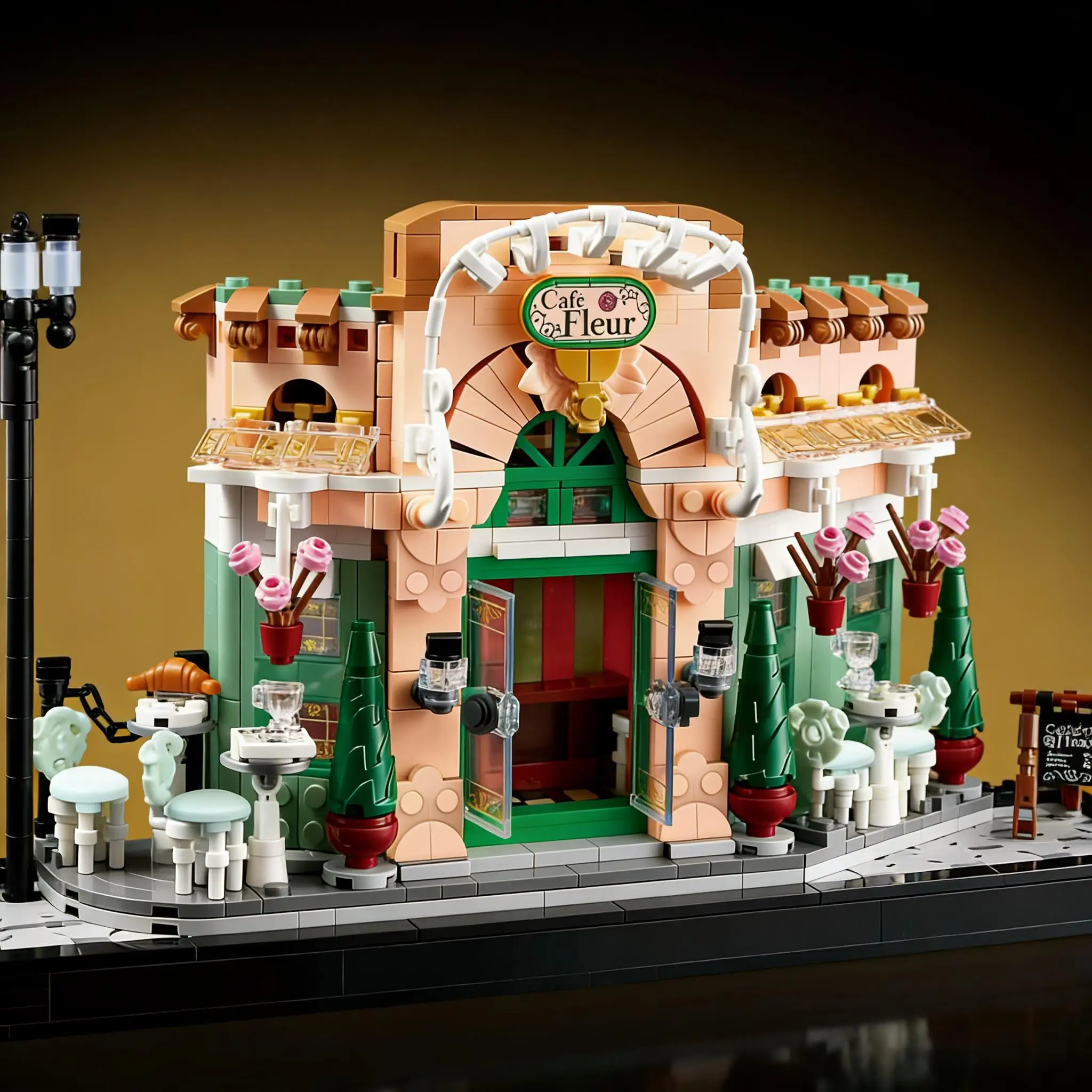 

Новая модель кофейни 2026 года: конструктор-миниатюра, подарочная игрушка 61135