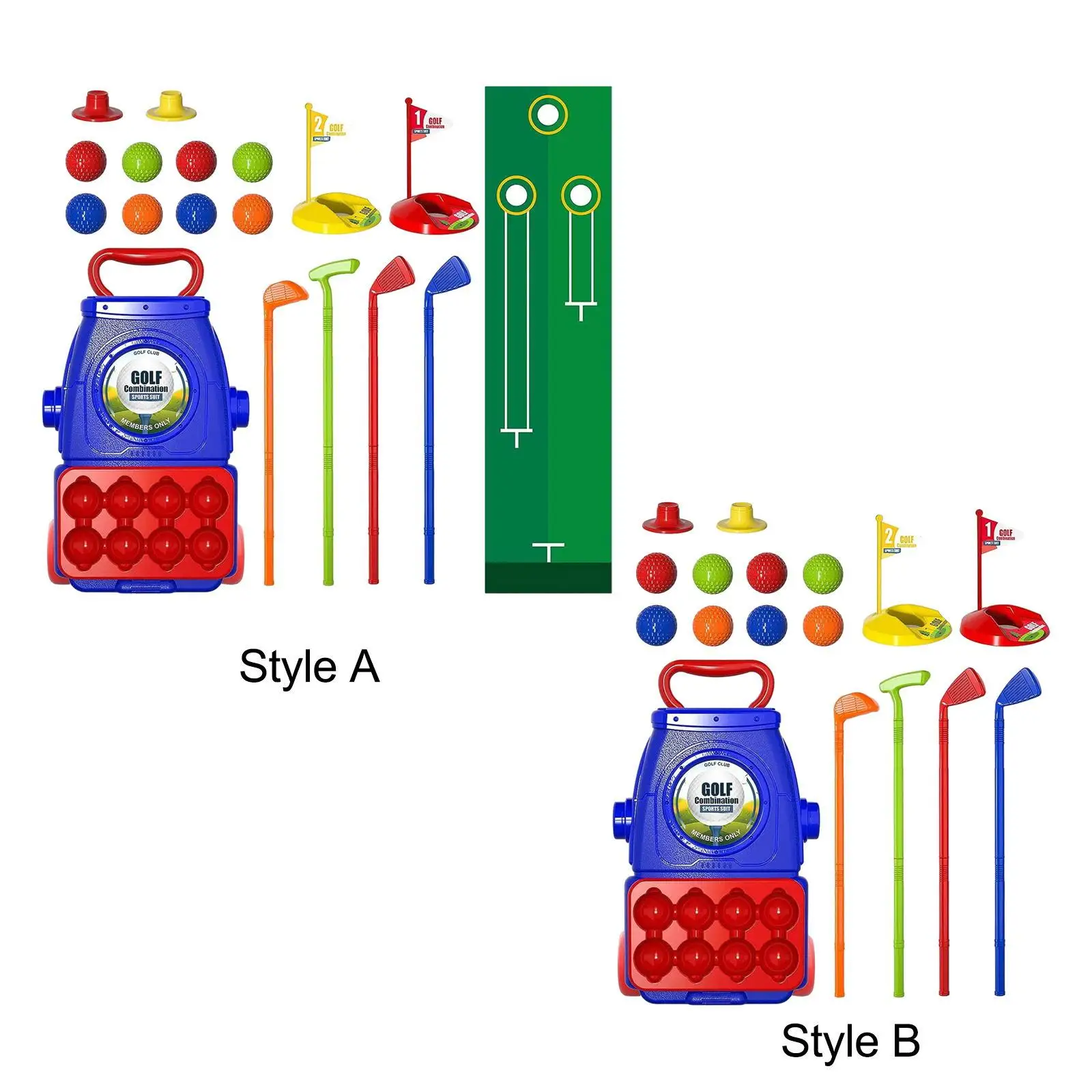 

Children's Golf Clubs Portable Outdoor Lawn Preschool Educate Kids Golf Toys